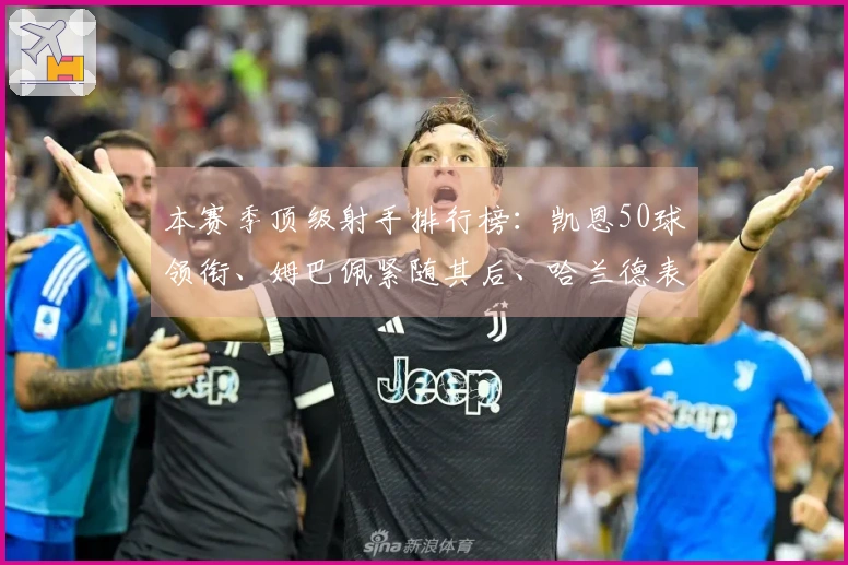 本赛季顶级射手排行榜：凯恩50球领衔、姆巴佩紧随其后、哈兰德表现不俗