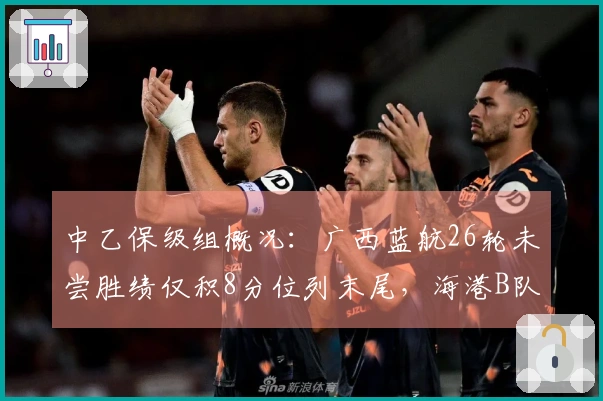 中乙保级组概况：广西蓝航26轮未尝胜绩仅积8分位列末尾，海港B队获胜